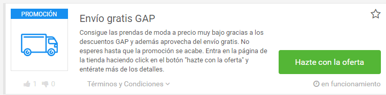 descuentos gap