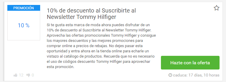 descuento tommy hilfiger