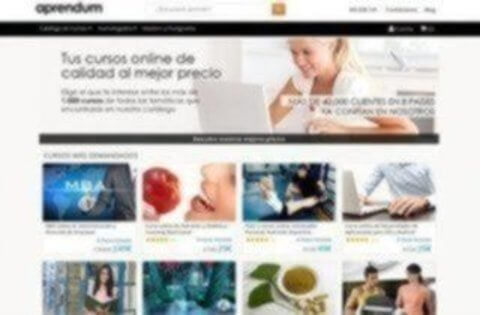 Sitio Web de Aprendum - Ofertas en Cursos y Másteres