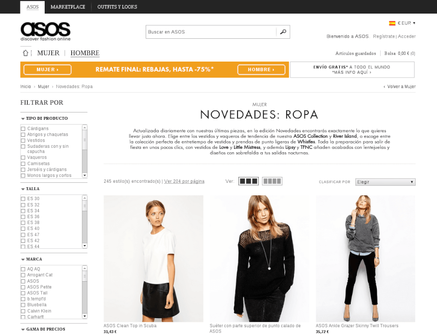 Codigos Promocionales Asos - Compra Ropa