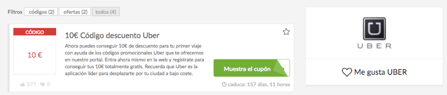 código promocional uber código descuento uber