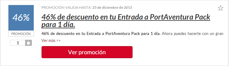 código descuento port aventura