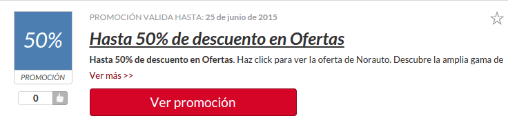 Cupon Norauto Código descuento de la tienda Norauto
