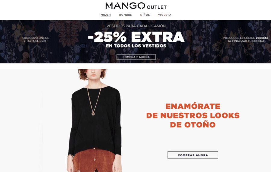 oferta Mango Outlet