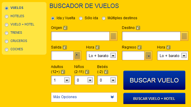 Busca vuelo con bonos descuento eDreams