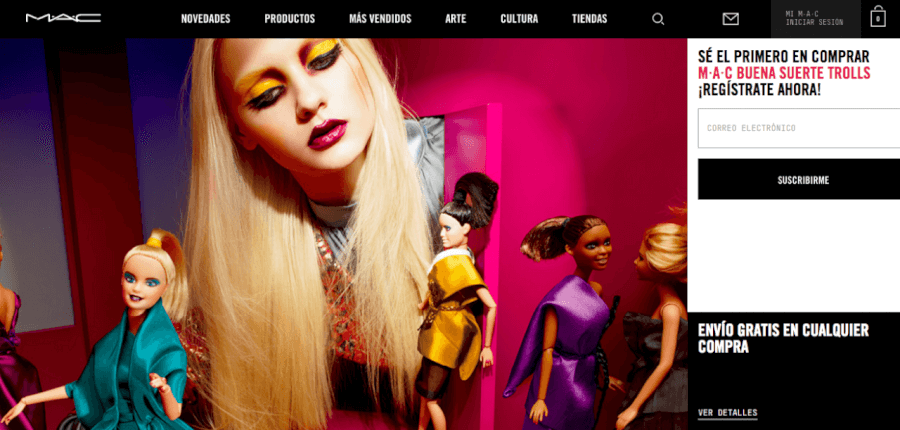 home mac cosmetics