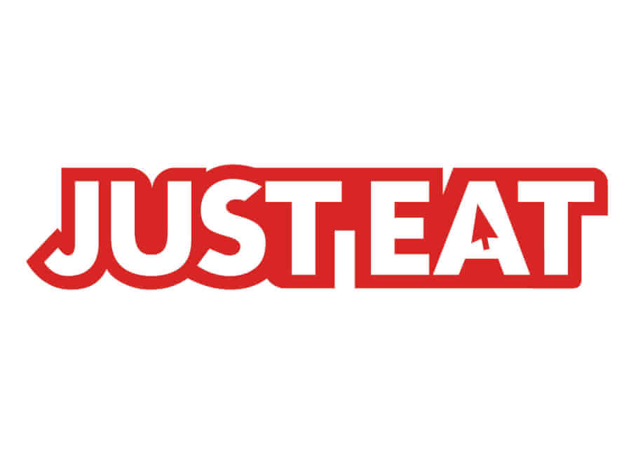 Logo de Just Eat - tu portal online de comida a domicilio