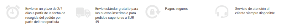 Kiko ofrece diferentes opciones de entrega