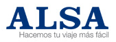 Logo de la empresa de transporte Alsa