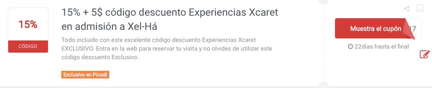 oferta experiencias