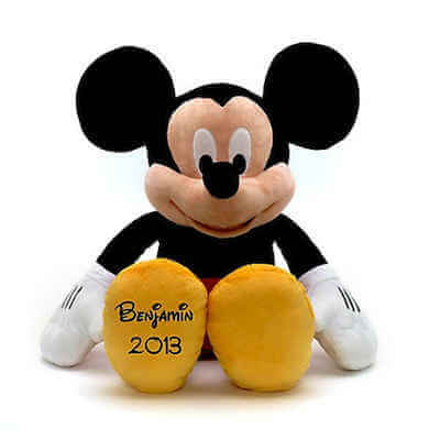 Peluche me Mickey Mouse personalizado