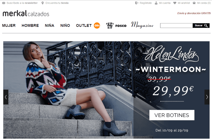 página principal merkal