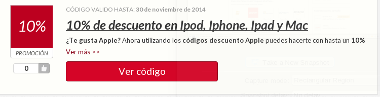 Código descuento Apple - aprovéchalo