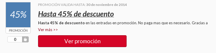 Descubre las mejores promociones y códigos descuento Entradas