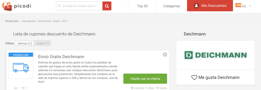 codigos descuento de la tienda online deichmann codigos descuento deichmann