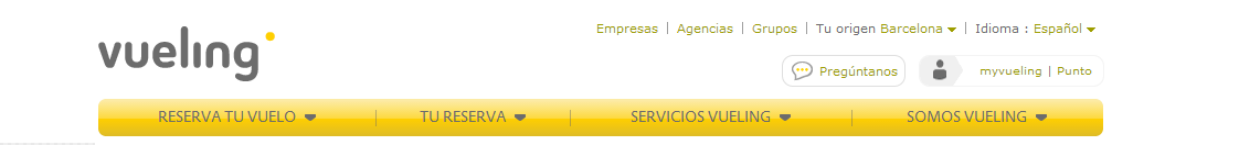 Vueling - aerolínea española muy barata