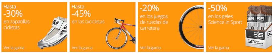 Wiggle siempre ofrece muchas ofertas y cupones descuento Wiggle