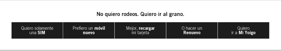 Yoigo y ahorros sin rodeos