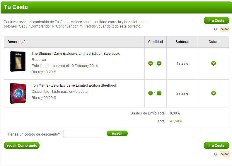 Compra mas barato usando los códigos descuento de Zavvi.