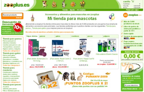 Utiliza todas nuestras promociones Zooplus, ahorra en tu próxima compra con nuestros vales, ofertas y cupones Zooplus. 