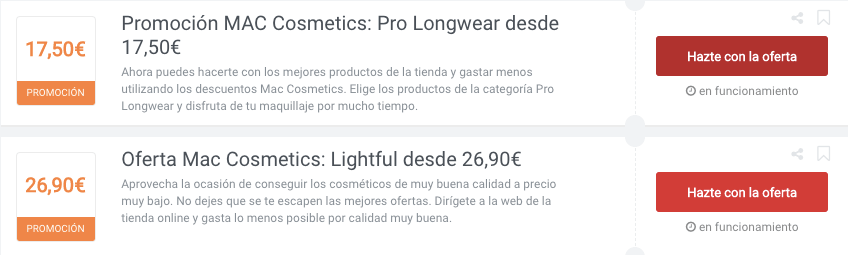 promociones MAC